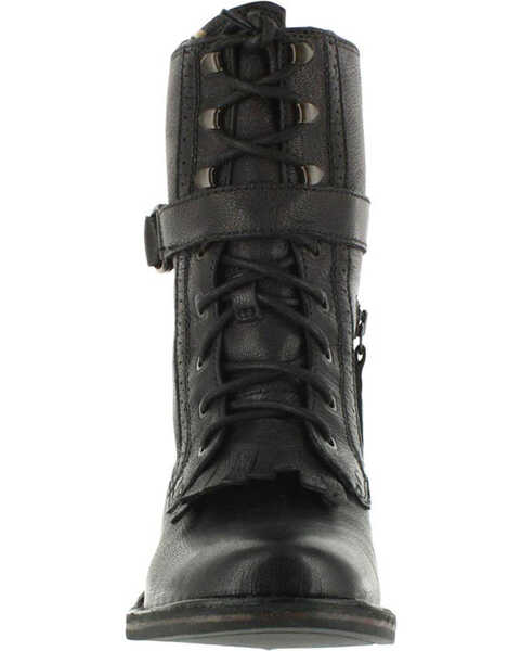 UGG Women's Jenna Military Boots - Round Toe , Black, hi-res