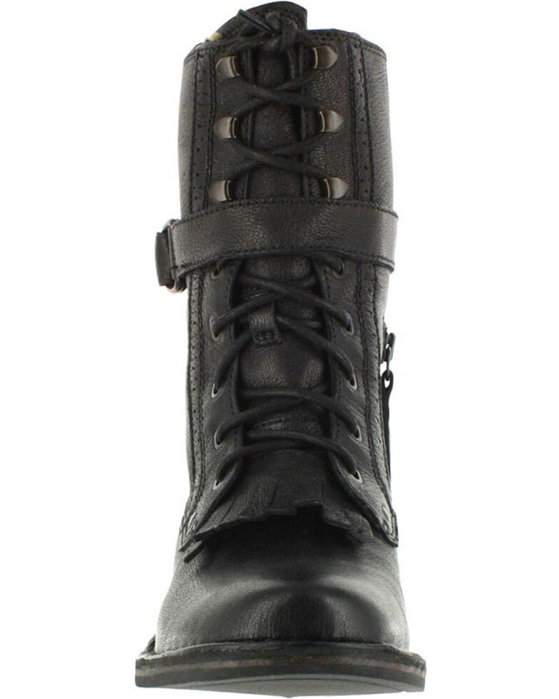 UGG Women's Black Jenna Military Boots - Round Toe , Black, hi-res