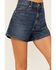 Image #2 - Levi's Women's Dark Wash Cool Place To Go High Waisted Mom Shorts, Dark Wash, hi-res