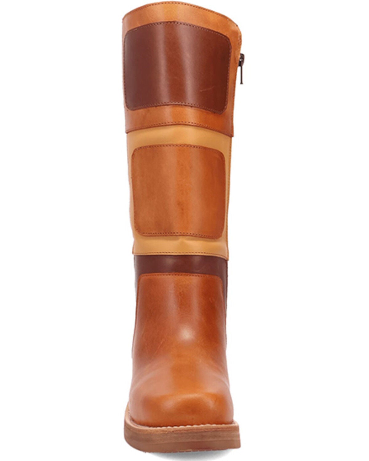 Image #6 - Dingo Women's Multi Patches Fashion Boots - Round Toe, Tan, hi-res