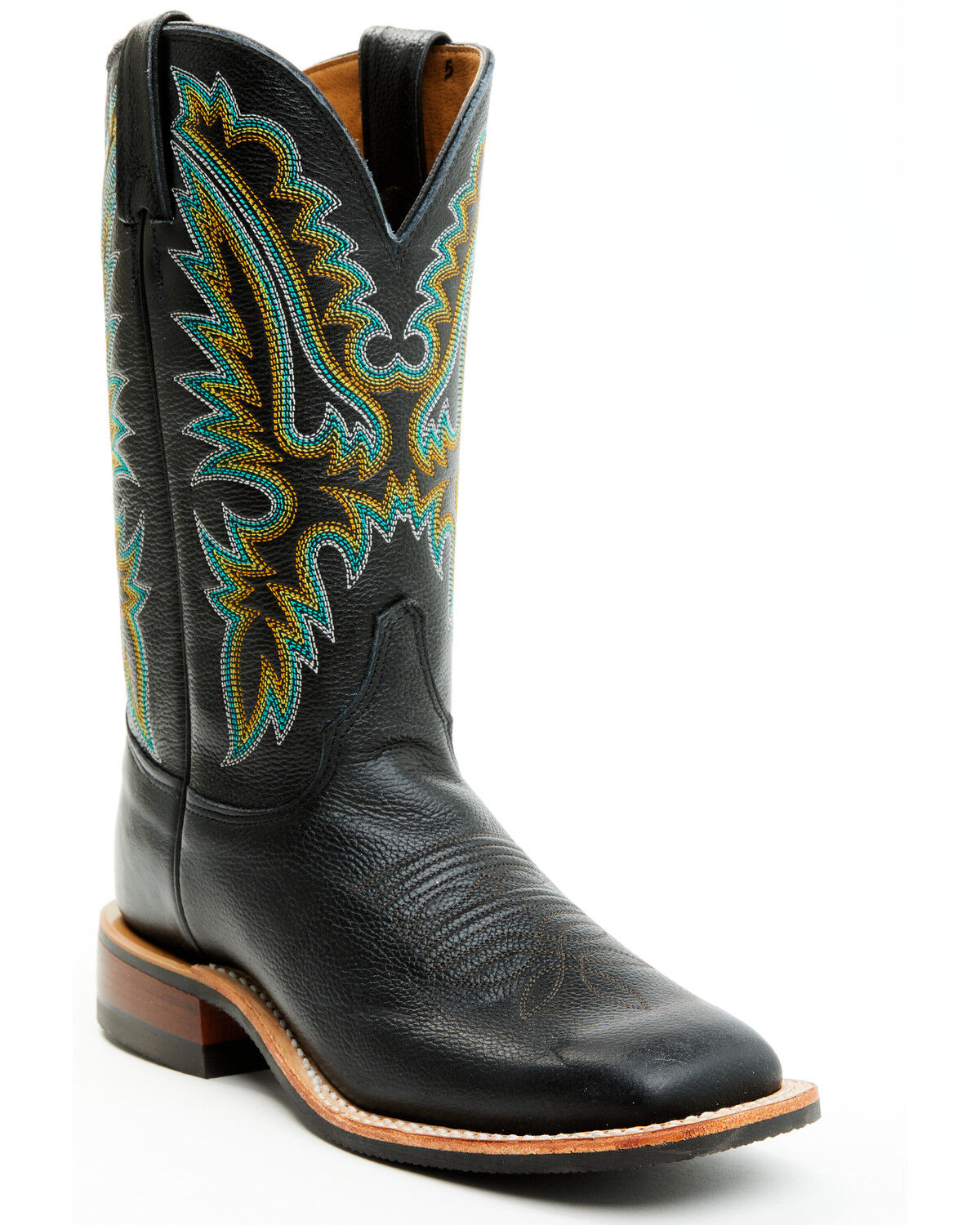 Image #1 - Justin Women's Shay Performance Western Boots - Broad Square Toe, Black, hi-res