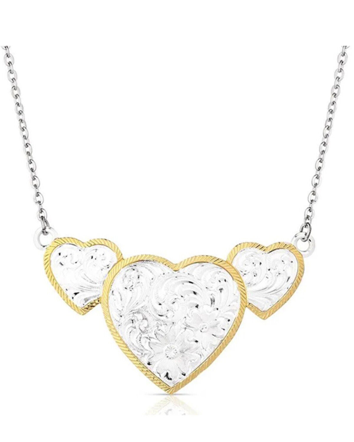 Image #1 - Montana Silversmiths Women's Pure Heart Necklace, Multi, hi-res