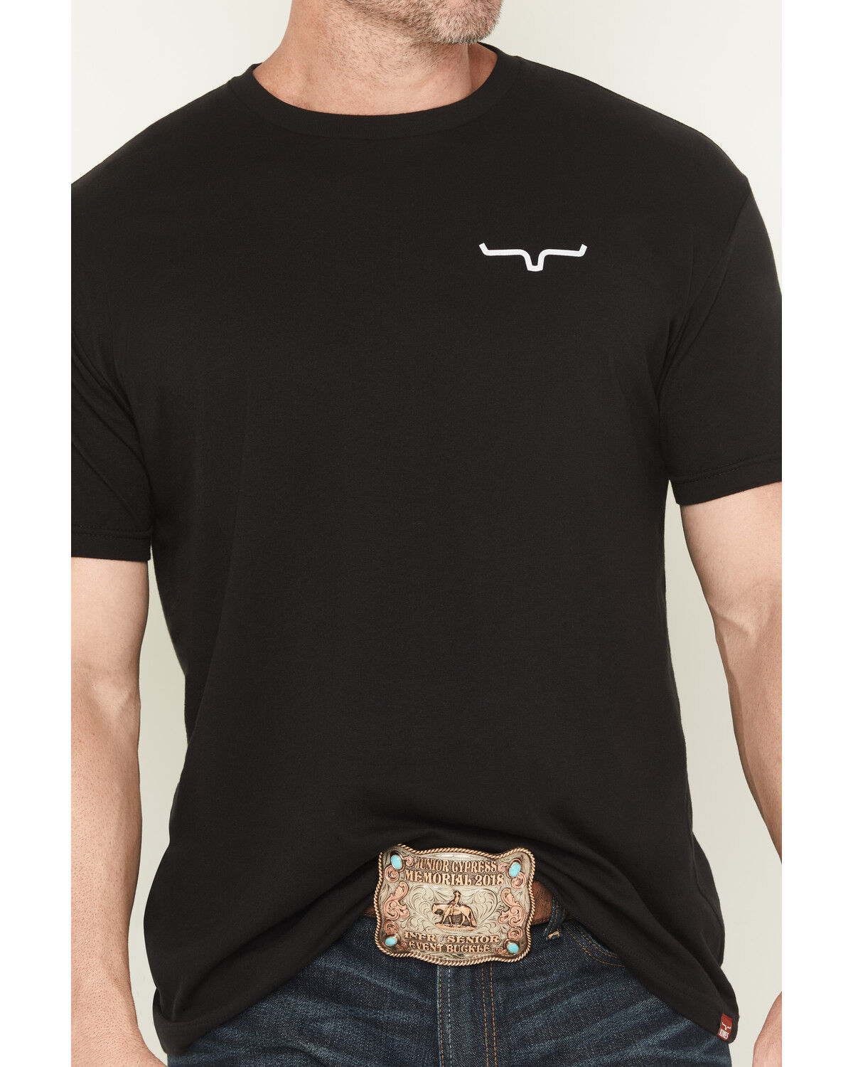 Image #3 - Kimes Ranch Men's Duck Camo Logo Short Sleeve Graphic T-Shirt, Black, hi-res