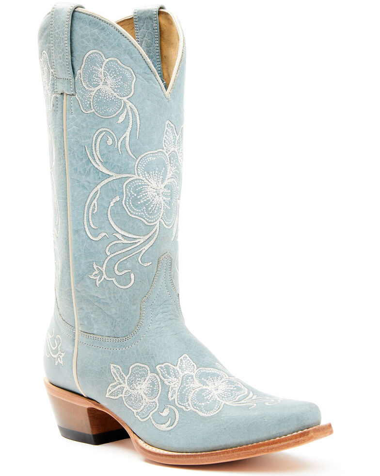 Shyanne Women's Lena Boot - Pointed Toe, Blue, hi-res