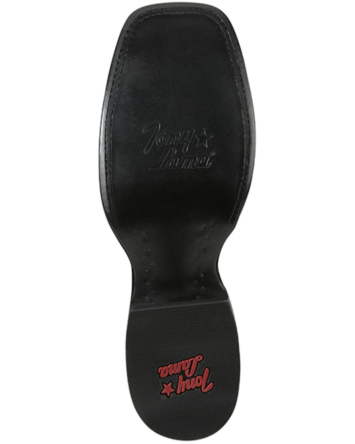 Image #7 - Tony Lama Men's Lars Western Boots - Broad Square Toe, Black, hi-res