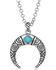 Montana Silversmiths Women's Eye In The Sky Crescent Necklace, Silver, hi-res