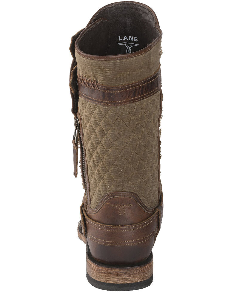 Lane Men's Dustoff Western Boots - Round Toe, Cognac, hi-res