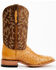 Image #2 - Cody James Men's Full-Quill Ostrich Exotic Western Boots - Broad Square Toe , Brown, hi-res