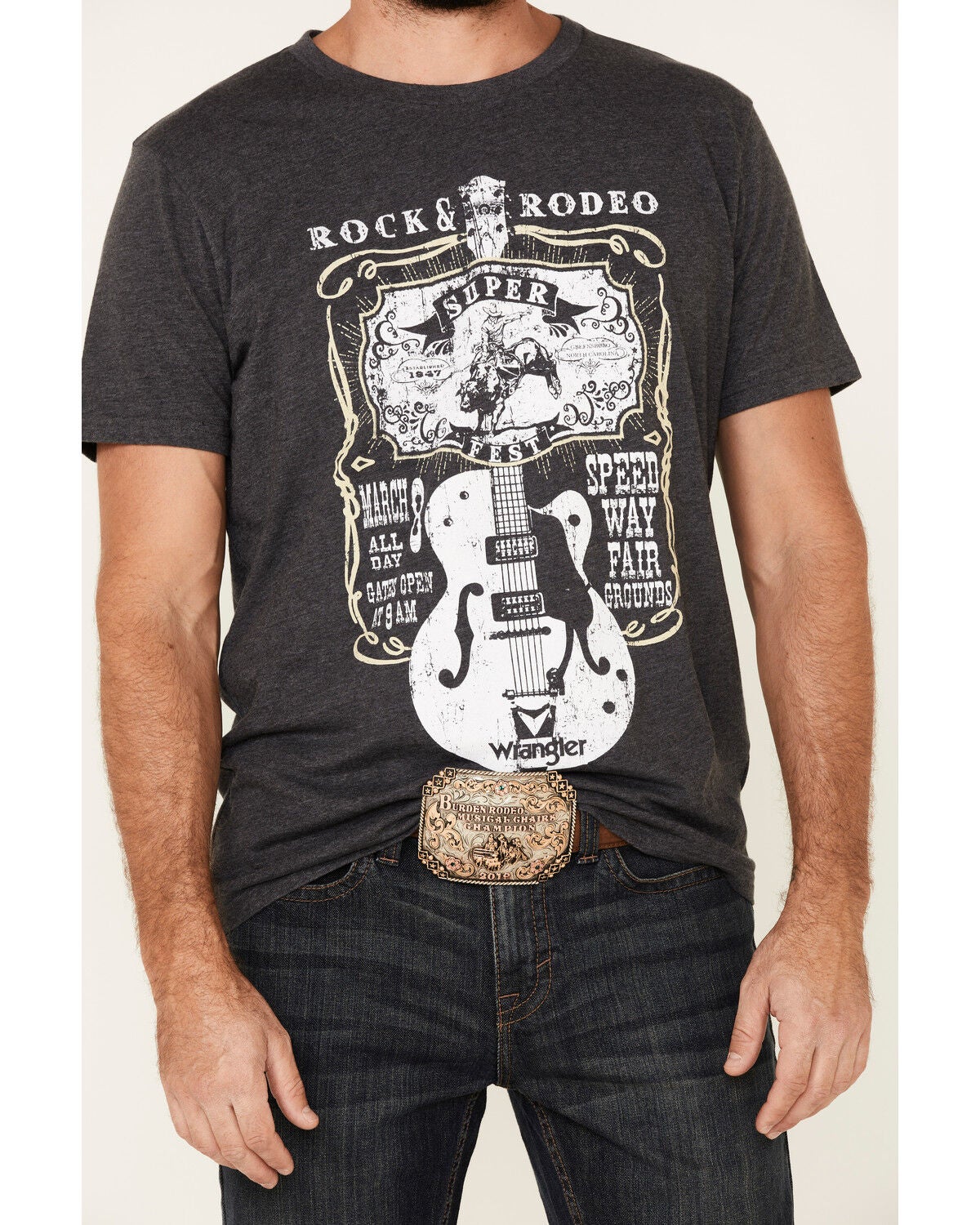 Rodeo Guitar Graphic T-Shirt 