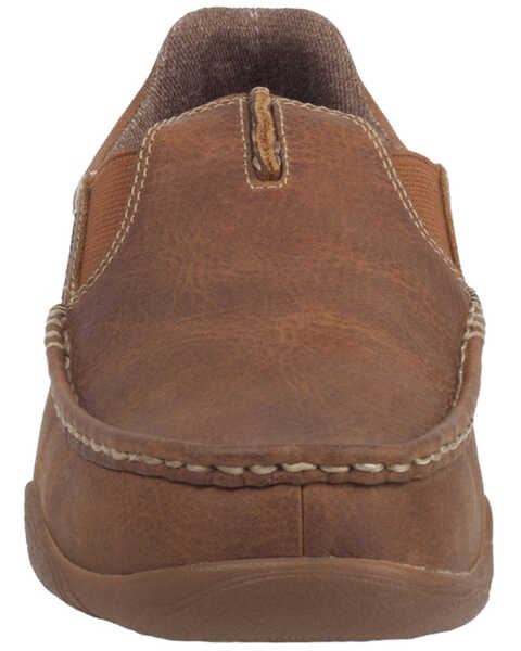 Image #4 - Georgia Boot Men's Cedar Falls Slip-On Shoes - Moc Toe , Tan, hi-res
