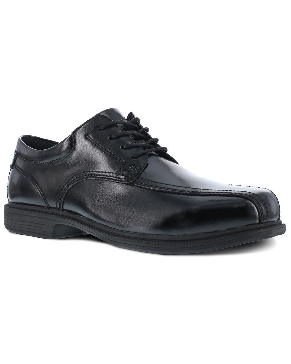 Florsheim Men's Coronis Dress Lace Work Boots - Steel Toe, Black, hi-res