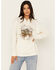 Image #1 - Cleo + Wolf Women's Graphic Henley Pullover, Cream, hi-res
