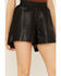 Image #2 - Mauritius Leather Women's Dija Leather Shorts, Black, hi-res