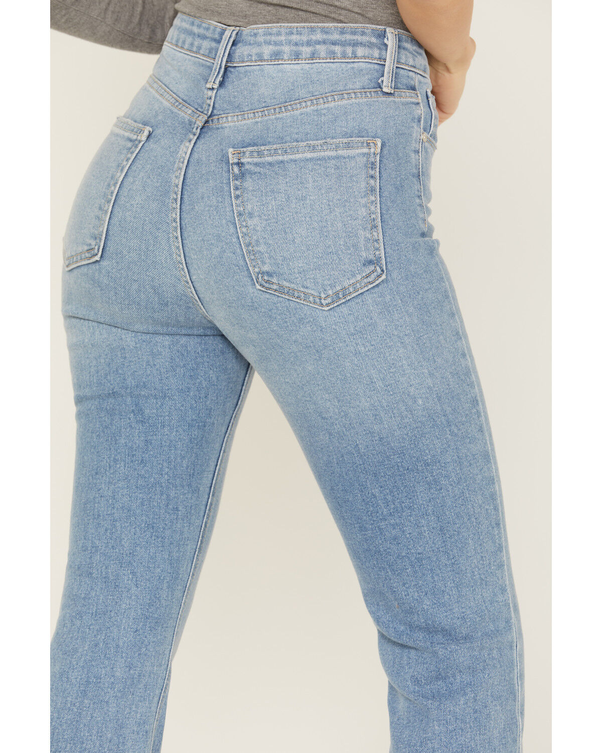 Image #4 - Just Black Denim Women's Light Wash High Rise Bootcut Jeans, , hi-res
