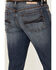 Image #4 - Cody James Core Men's Yuma Medium Wash Stretch Performance Slim Bootcut Jeans , Blue, hi-res