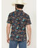 Image #4 - Cinch Men's Camp Space Cowboy Short Sleeve Button-Down Western Shirt, Navy, hi-res