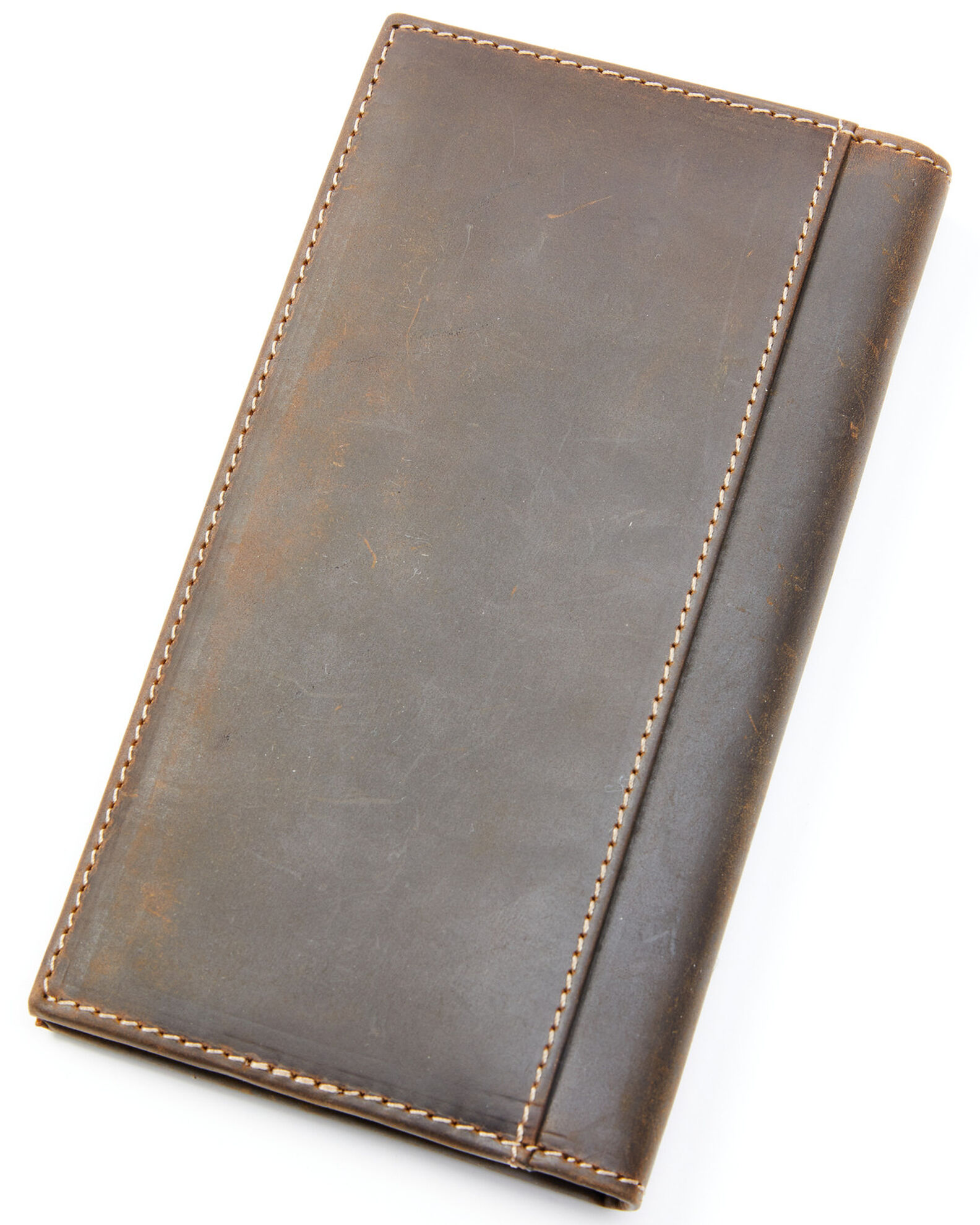 Image #3 - Cody James Men's Bi-Fold Crocodile Print Embossed Rodeo Wallet, Chocolate, hi-res