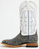 Image #3 - Horse Power Men's Ostrich Print Western Boots - Square Toe, Grey, hi-res