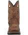 Dan Post Men's Storms Eye Waterproof Western Work Boots - Broad Square Toe, Brown, hi-res