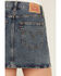 Image #4 - Levi's Women's Medium Wash Denim Mini Skirt, Blue, hi-res