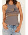 Image #3 - Cleo + Wolf Women's Mixed Drinks Graphic Tank, Steel, hi-res