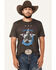 Image #1 - RANK 45® Men's American Original Short Sleeve Graphic T-Shirt, Charcoal, hi-res