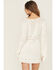 Image #4 - Show Me Your Mumu Women's Jet Lag Long Sleeve Crochet Mini Dress, White, hi-res