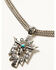 Image #2 - Shyanne Women's Silver Dakota Longhorn Necklace , Silver, hi-res