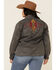 Outback Trading Co. Women's Ash Lightweight Shirt Jacket - Plus, Black, hi-res