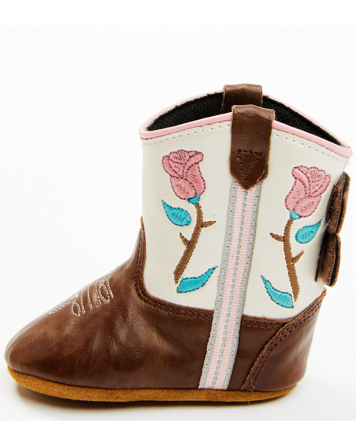 Image #3 - Boot Barn Infant Girls' Rosie Poppet Boots - Round Toe, Brown, hi-res