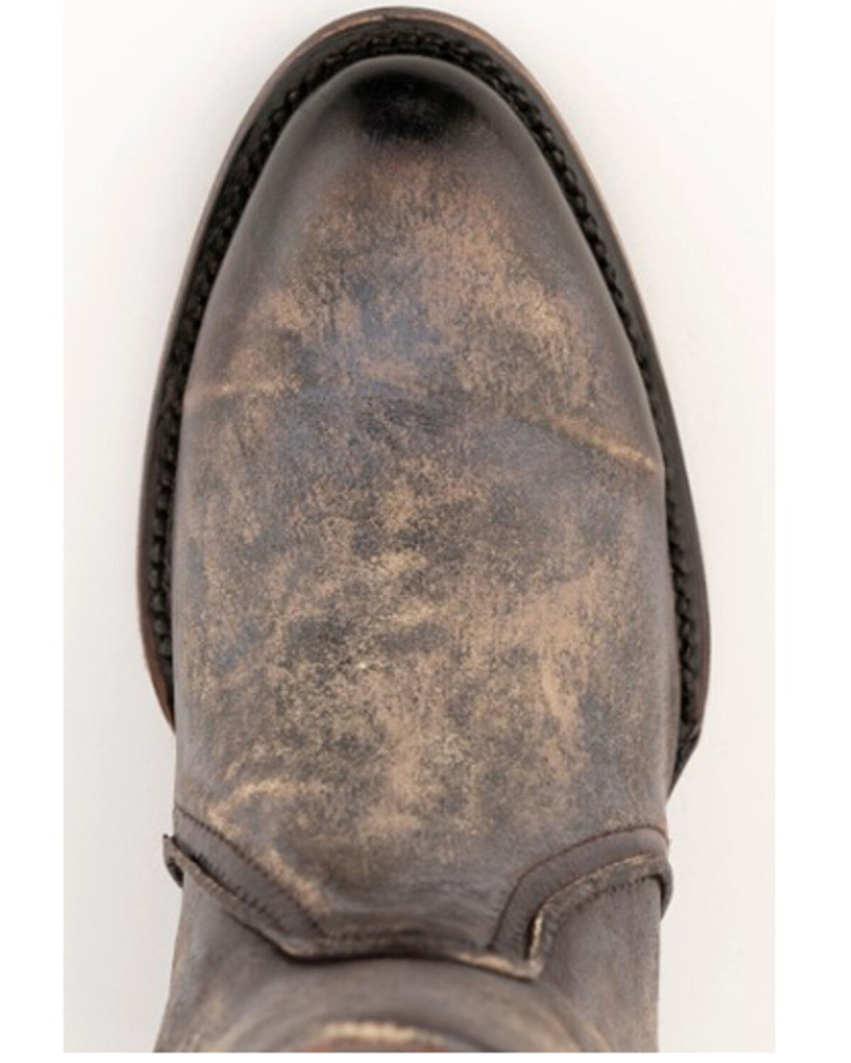Image #5 - Ferrini Women's Stacey Distressed Western Fashion Booties - Round Toe, Distressed Brown, hi-res