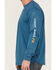 Image #3 - Cody James Men's FR Logo Long Sleeve Work T-Shirt - Tall , Blue, hi-res