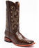 Image #1 - Ferrini Men's Chocolate Alligator Belly Print Western Boots - Broad Square Toe, Chocolate, hi-res