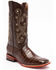 Ferrini Men's Chocolate Alligator Belly Print Western Boots - Broad Square Toe, , hi-res