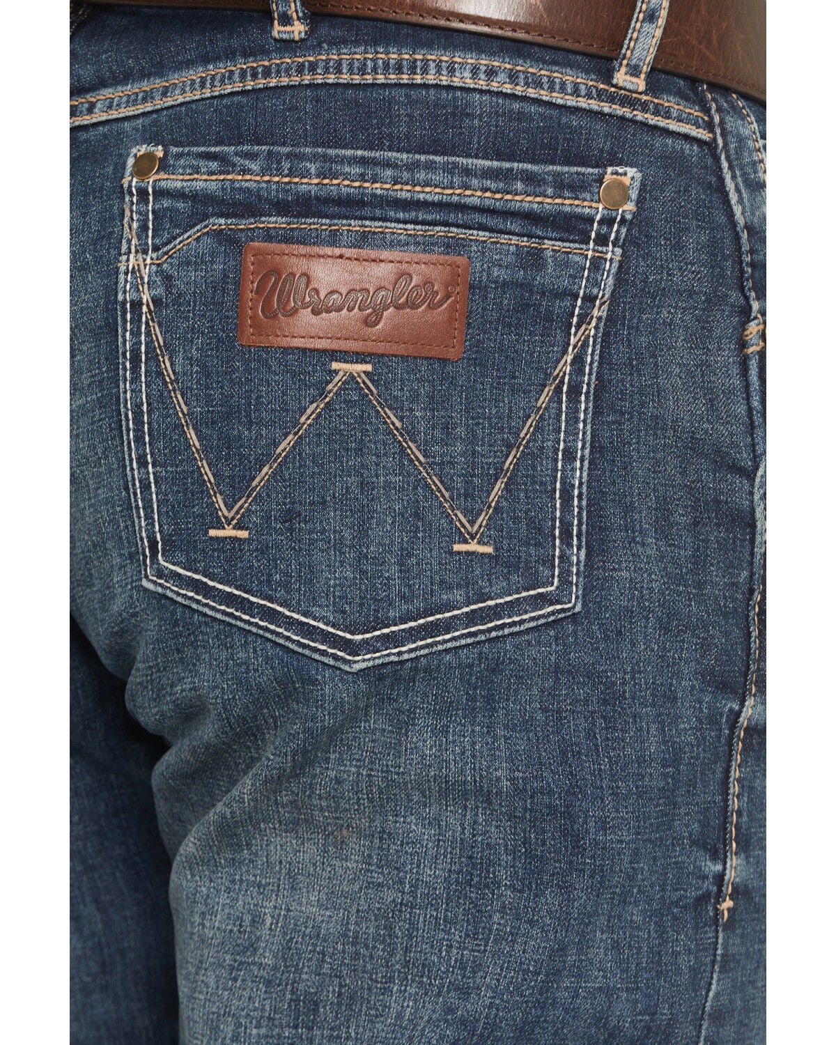 Image #4 - Wrangler Retro Men's Layton Medium Wash Low Rise Slim Bootcut Jeans, Denim, hi-res