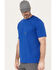 Image #2 - Ariat Men's Rebar Workman Born For This Short Sleeve T-Shirt, Royal Blue, hi-res