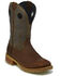 Justin Men's Marshal Waterproof Western Work Boots - Square Toe, , hi-res