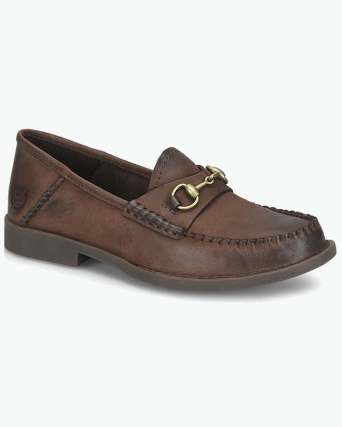 Born Women's Margo Loafers - Moc Toe, Dark Brown, hi-res