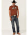 Image #2 - Dale Brisby Men's Sunglasses Graphic Short Sleeve Tee, Rust Copper, hi-res