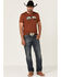 Image #2 - Dale Brisby Men's Sunglasses Graphic Short Sleeve Tee  , Rust Copper, hi-res