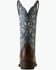 Image #3 - Ariat Women's Round Up Holly Crocodile Print Performance Western Boots - Broad Square Toe, Brown, hi-res