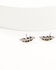 Image #7 - Shyanne Women's Bisbee Falls Silver Longhorn & Cross 6-Piece Earrings Set, Silver, hi-res