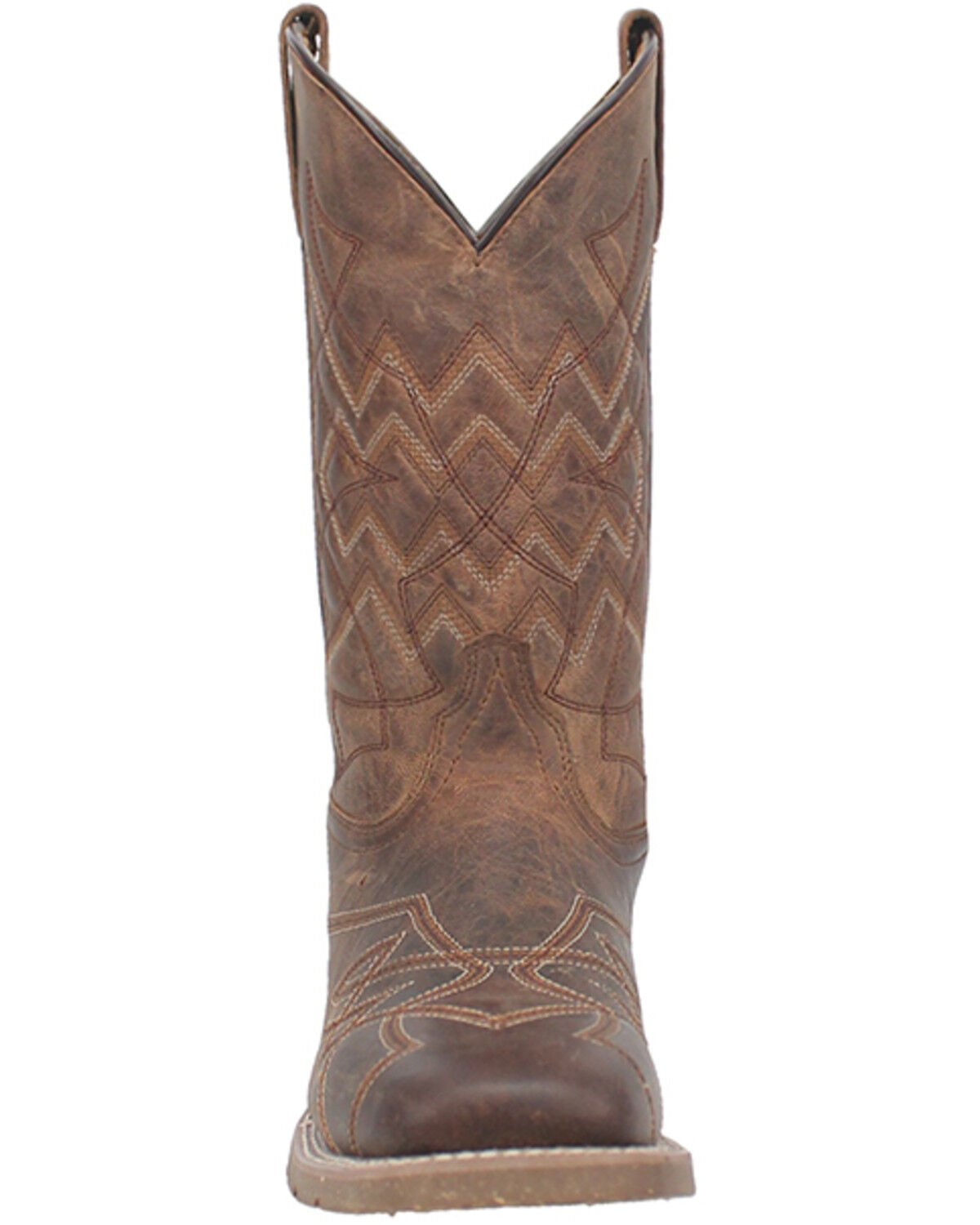Image #4 - Laredo Men's Chauncy Western Boots - Broad Square Toe, Taupe, hi-res