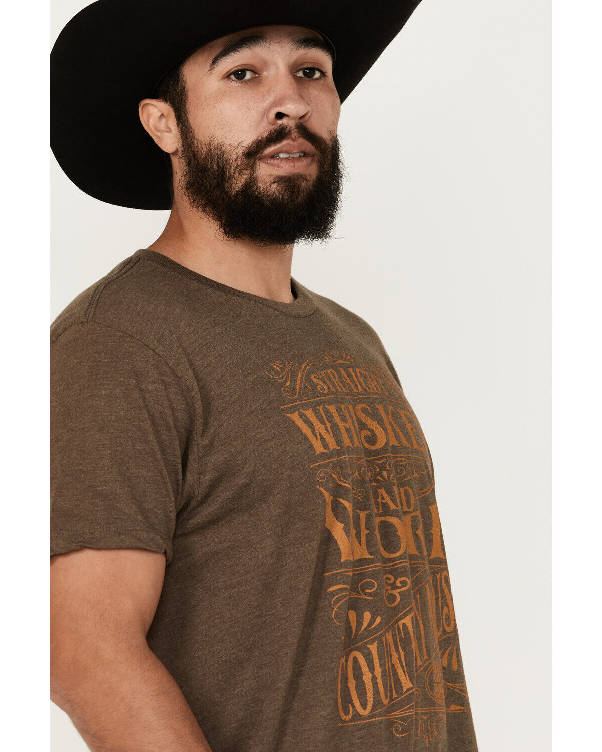 Image #2 - Cody James Men's Straight Whiskey Short Sleeve Graphic T-Shirt, Brown, hi-res
