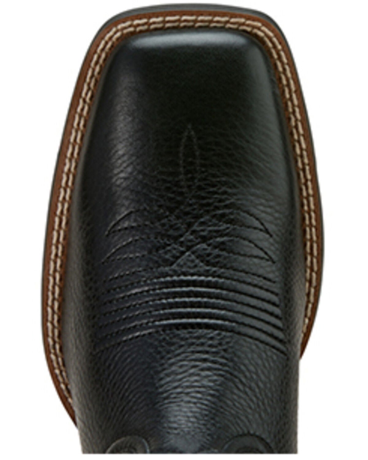Image #4 - Ariat Women's Round Up Western Boots - Broad Square Toe, Black, hi-res