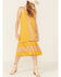 Image #1 - Miss Me Women's Crochet Midi Dress, Dark Yellow, hi-res