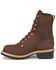 Carolina Men's Waterproof Logger Boots - Steel Toe, Brown, hi-res