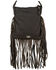 Image #2 - American West Women's Brindle-Hair On Fringe Handbag, Chocolate, hi-res