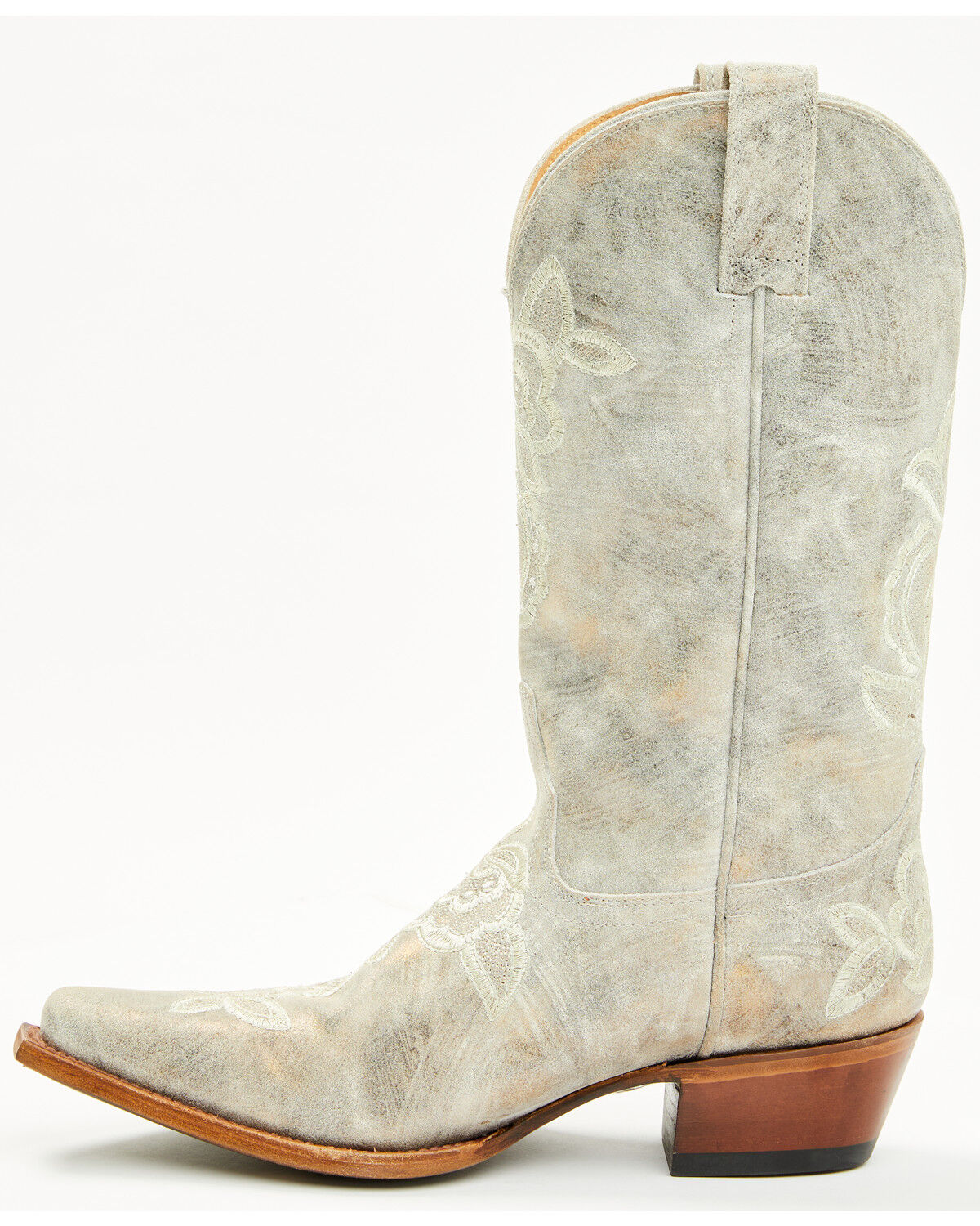 Image #3 - Shyanne Women's Sienna Metalico Western Boots - Snip Toe, Grey, hi-res