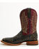 Image #3 - Ariat Men's County Roads Western Boots - Broad Square Toe, Brown, hi-res